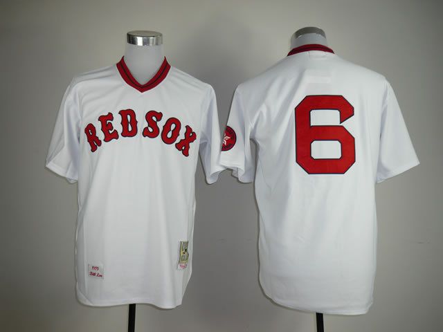 Men Boston Red Sox #6 Pesky White MLB Jerseys